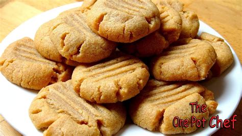 3-ingredient-peanut-butter-cookies-one-pot-chef image