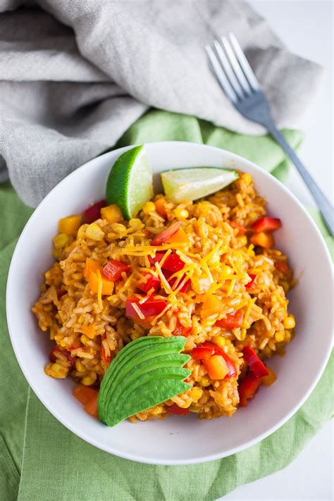 cheesy-spanish-rice-one-pot-the-rustic-foodie image
