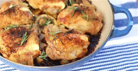 crispy-roasted-chicken-thighs-with-garlic-lemon-and image