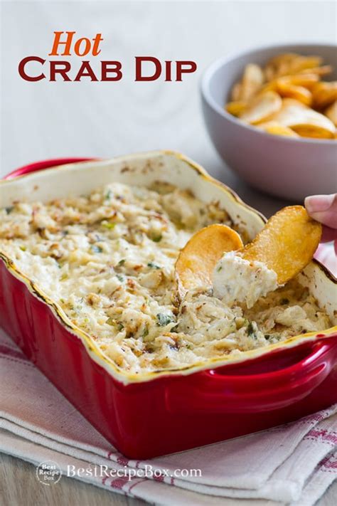 baked-hot-crab-dip-recipe-thats-hot-n-cheesy-easy-best image