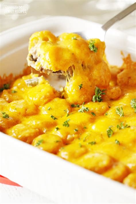 the-best-baked-tater-tot-casserole-favorite-family image