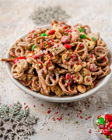 simple-white-chocolate-holiday-chex-mix-simple image