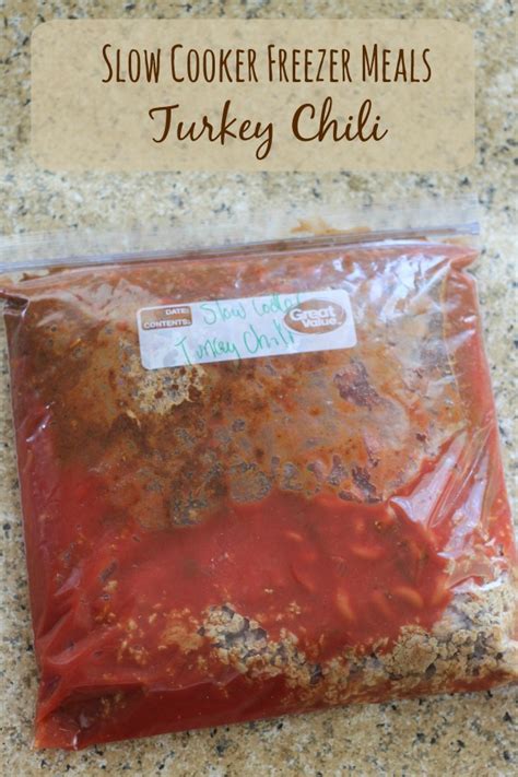 turkey-chili-freezer-to-slow-cooker-meals image