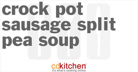 sausage-split-pea-soup-crockpot-recipe-cdkitchen image