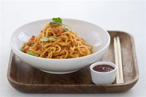 soft-noodles-with-crab-and-sweet-chilli-sauce image