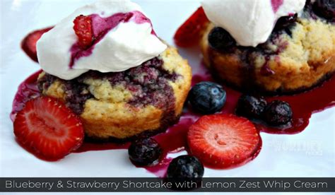 blueberry-strawberry-shortcake-recipe-with-lemon image