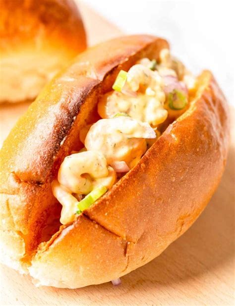how-to-make-shrimp-salad-sandwich-fast-food-bistro image