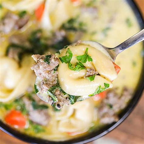 crock-pot-italian-sausage-tortellini-soup image