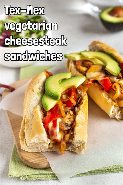 tex-mex-vegetarian-cheesesteak-sandwiches image