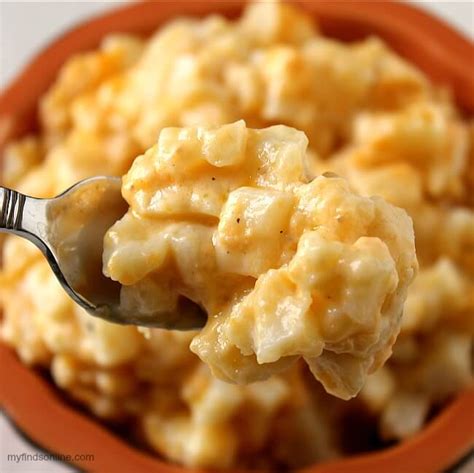 super-simple-crockpot-cheesy-potatoes image