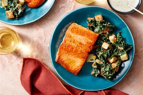 salmon-roasted-potato-salad-blue-apron image