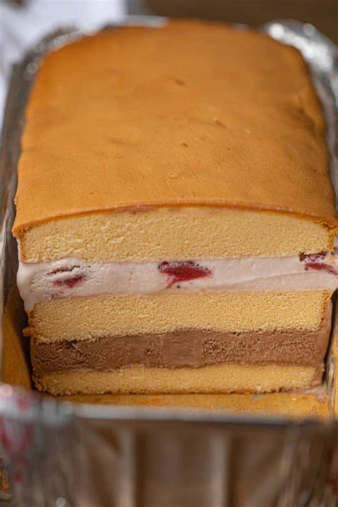 easy-ice-cream-cake-with-pound-cake-dinner-then image