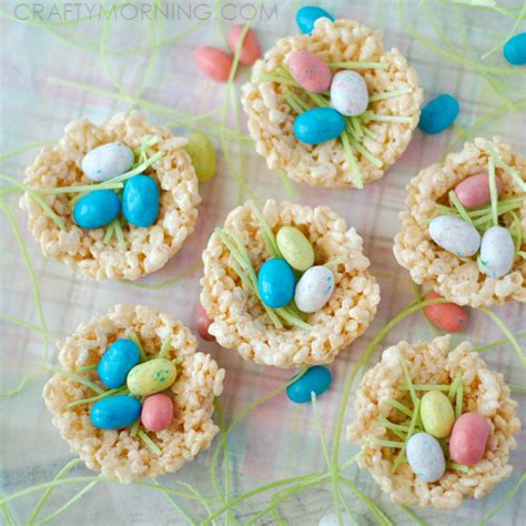 rice-krispie-nests-easter-treats-crafty-morning image