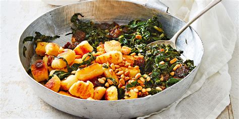 roasted-ricotta-gnocchi-with-garlic-butter-spinach image
