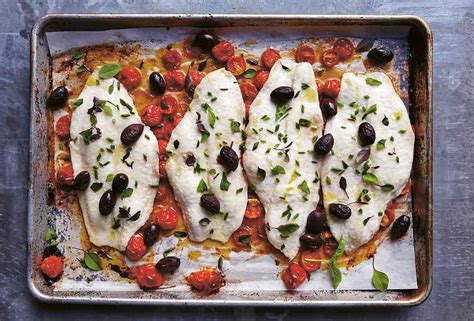 baked-fish-with-tomatoes-and-olives-recipe-leites-culinaria image