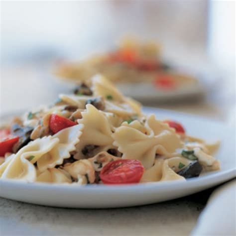 farfalle-with-roasted-garlic-and-eggplant-williams-sonoma image