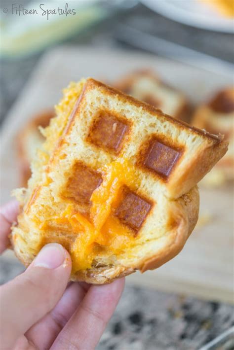 waffle-iron-grilled-cheese-sandwich-fifteen-spatulas image