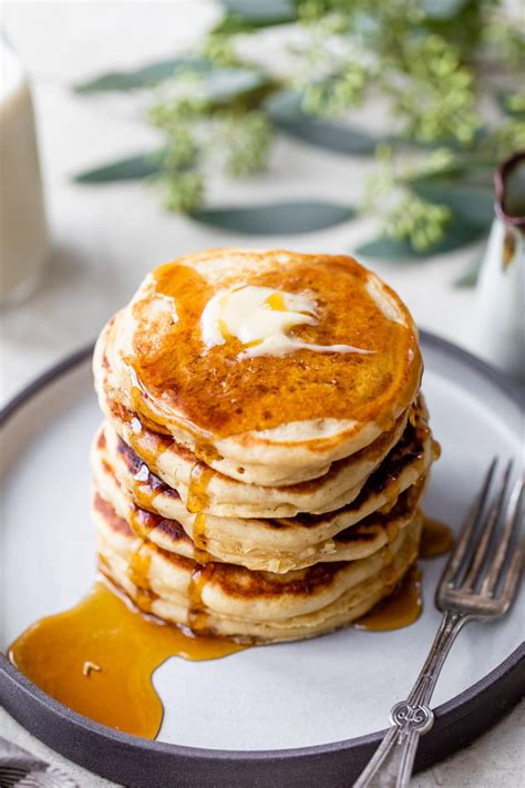 fluffy-pancakes-from-scratch-wellplatedcom image