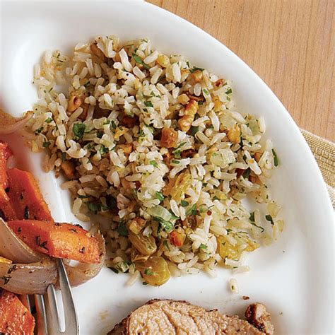 brown-rice-with-walnuts-and-golden-raisins image