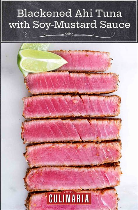 blackened-ahi-with-soy-mustard-sauce-leites-culinaria image