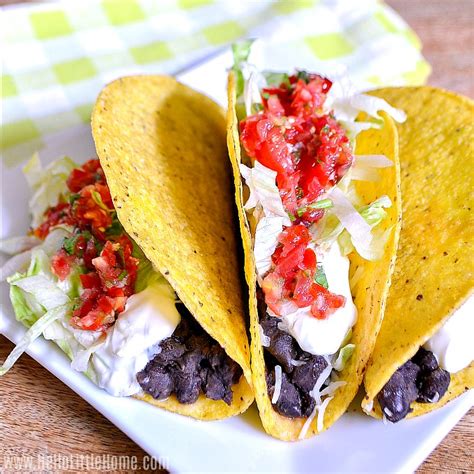 black-bean-tacos-quick-easy-recipe-hello image