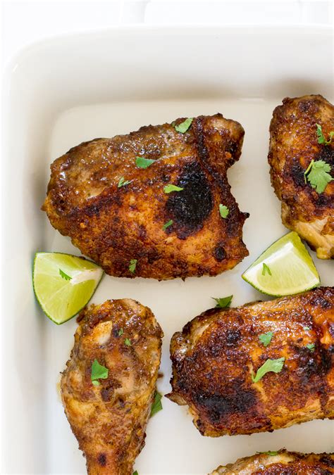 easy-baked-jerk-chicken-thighs-recipe-chef-savvy image