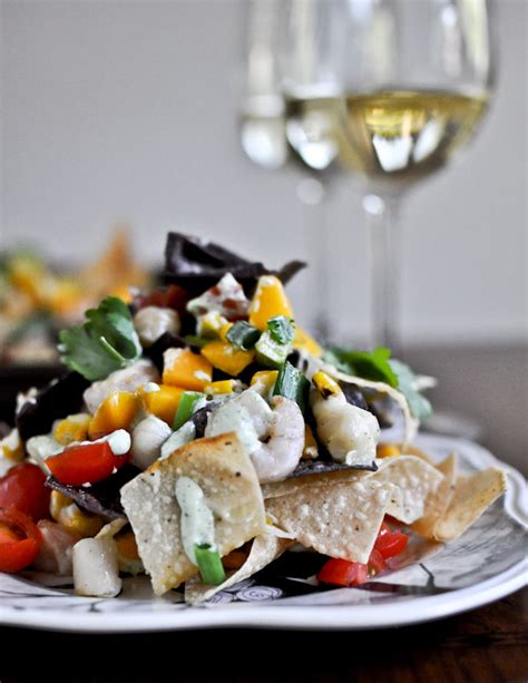 summertime-seafood-nachos-with-grilled-corn image