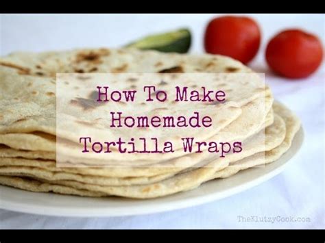 how-to-make-homemade-tortilla-wraps-youtube image