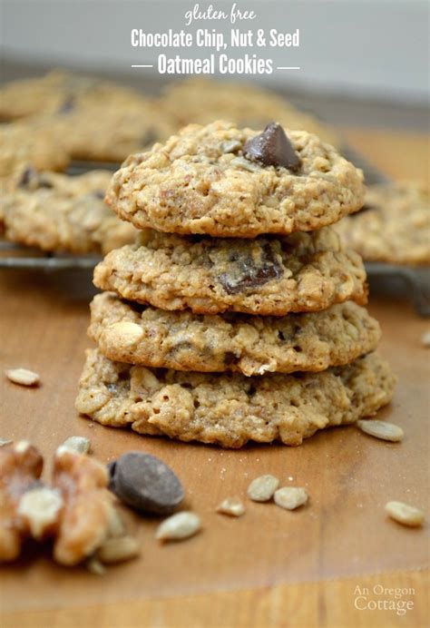 chocolate-chip-nut-seed-oatmeal-cookies-gluten-free image