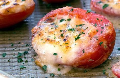 grilled-tomatoes-with-cheese-recipe-everyday-dishes image