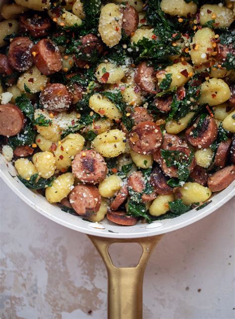 sausage-kale-skillet-gnocchi-smoked-how-sweet-eats image