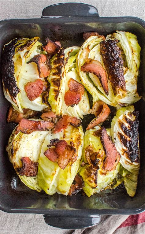 roasted-cabbage-with-bacon-kitchn image