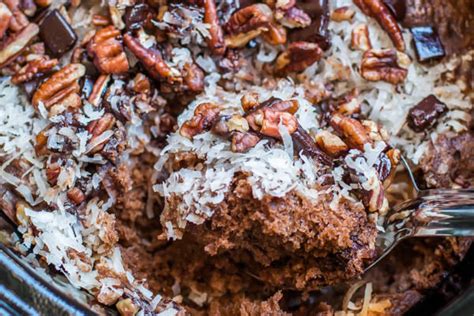 slow-cooker-german-chocolate-spoon-cake-the image