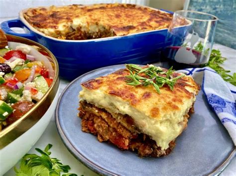moussaka-greek-eggplant-and-lamb-lasagna image