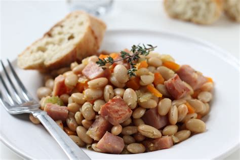 family-ham-beans-dinner-randall-beans image