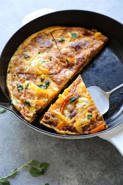 italian-sausage-frittata-recipe-with-peppers-and image