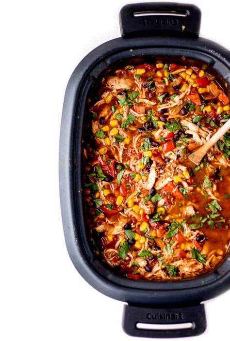 healthy-chicken-tortilla-soup-recipe-slow-cooker image