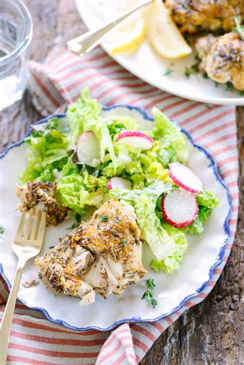 crispy-herb-roasted-chicken-thighs-live-simply image