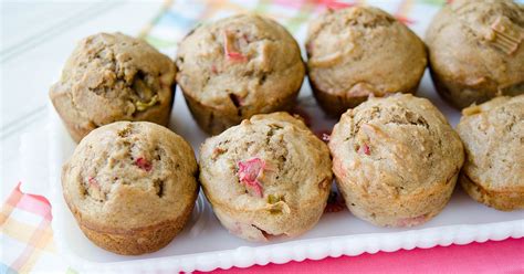 low-fat-rhubarb-muffins-once-a-month-meals image