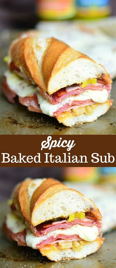 spicy-baked-italian-sub-will-cook-for-smiles image