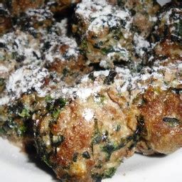 spinach-meatballs-bigoven image