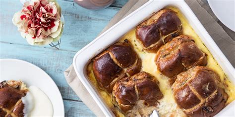 hot-cross-bun-bread-and-butter-pudding-recipe-great image