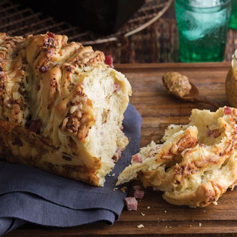 ham-and-cheese-pull-apart-bread-southern-cast-iron image