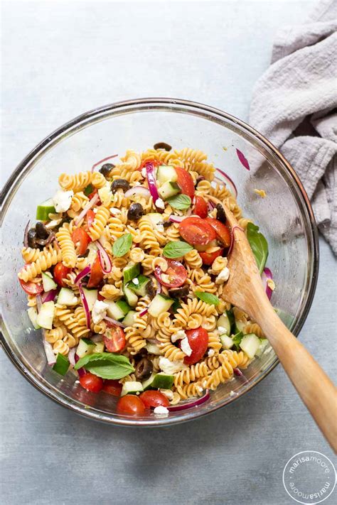 mediterranean-chickpea-pasta-salad-marisa-moore image