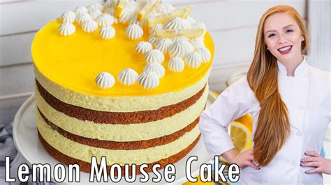 amazing-lemon-mousse-cake-recipe-with-lemon image