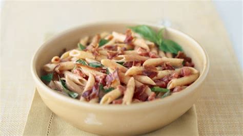 penne-with-pancetta-and-tomato-cream-sauce image