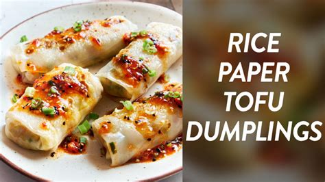 vegan-rice-paper-tofu-dumplings-recipe-crazy image