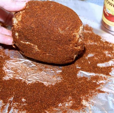 spicy-chili-powder-velveeta-cheese-ball-with-nuts image