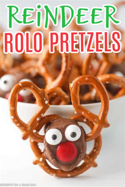 reindeer-pretzels-easy-christmas-rolo-pretzels image
