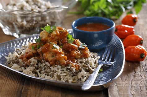 firecracker-chicken-with-rice-and-lentils-lentilsorg image